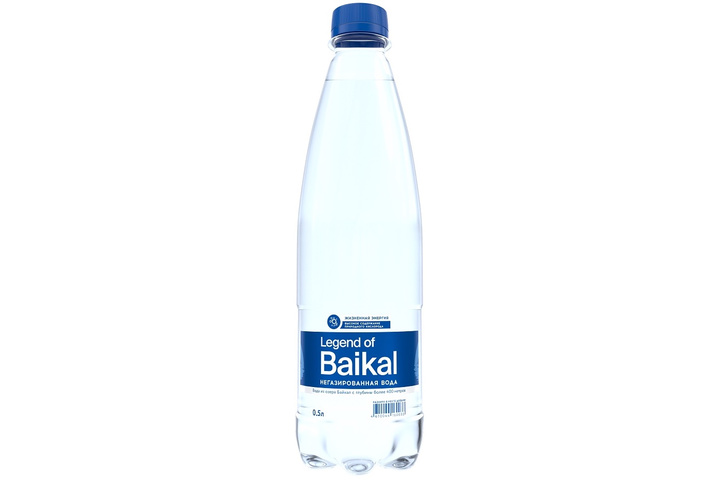 Глубинная байкальская вода Легенда Байкала, ПЭТ 0.5 литра
