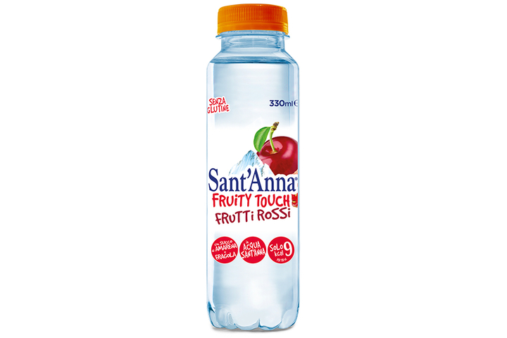 Вода Sant'Anna Fruity Touch со вкусом клубники и вишни негазированная, пэт 0.33 литра