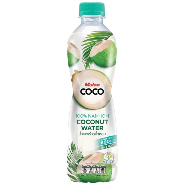 Вода кокосовая 100% Malee, 0.35 литра, Тайланд