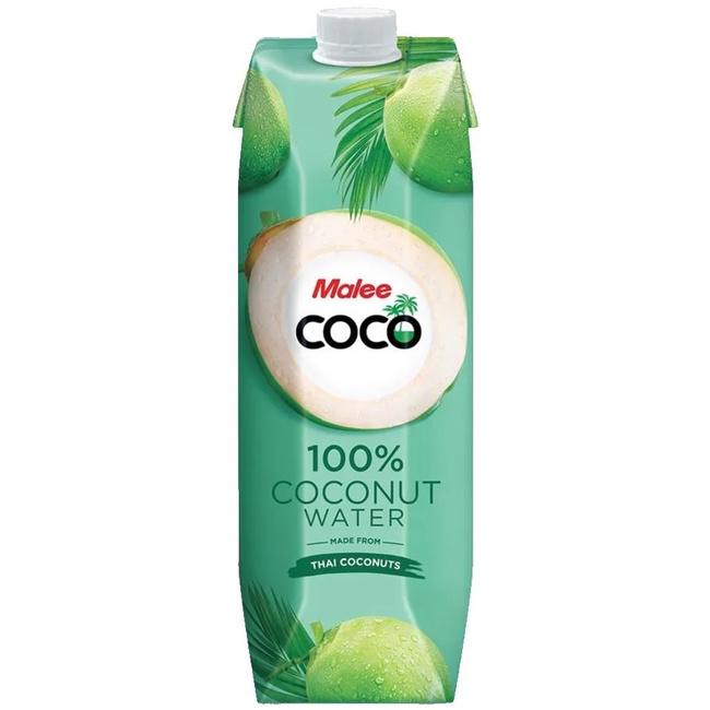 Вода кокосовая 100% Malee, 1 литр, Тайланд