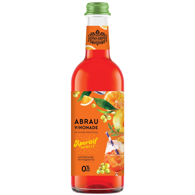 Напиток безалкогольный Abrau Vinonade Aperitif Spritz сильногазир...